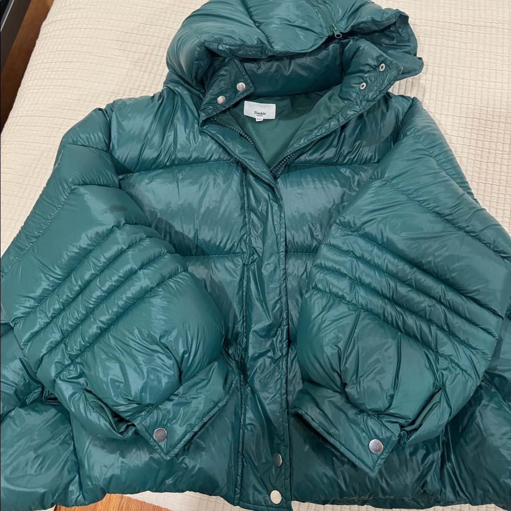 Dark Green FRANKIE SHOP Puffer